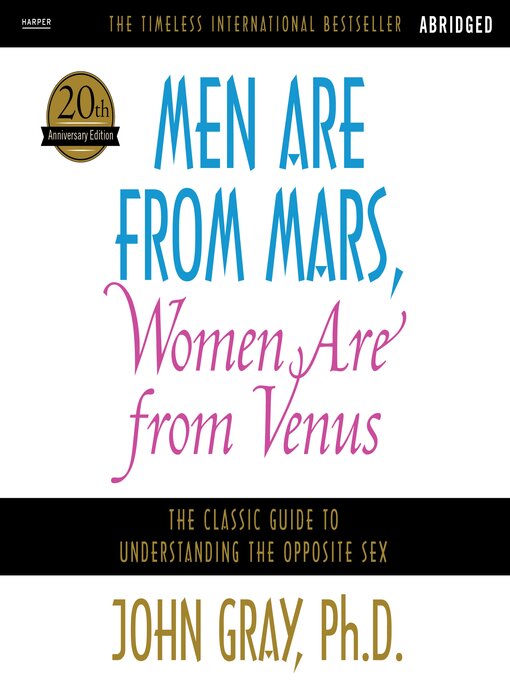 Title details for Men Are from Mars, Women Are from Venus by John Gray - Wait list